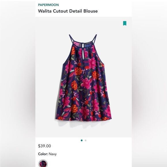 Perfect condition! PAPERMOON Walita Cutout Detail Blouse! - Picture 2 of 14